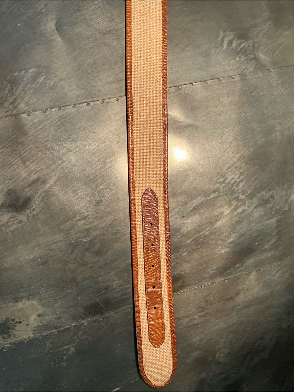 Banana Republic Woven Canvas and Brown Belt - Picture 4 of 4